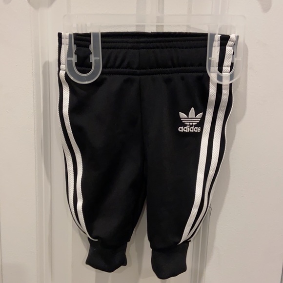 Like New! adidas Black & White Warm Up Suit - Picture 5 of 9